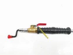 Tête gonflable pour réparation de pneus, tube droit avec buse en caoutchouc, pompe à vide pour moto et voiture 