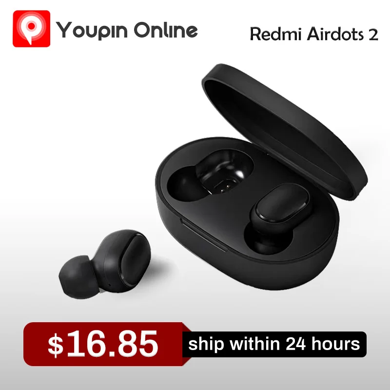 TWS наушники Xiaomi Redmi Airdots 2 беспроводные bluetooth 2020 стерео с шумоподавлением