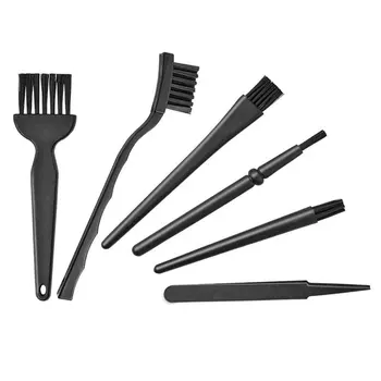 

6pcs Anti-static Brush Portable Handle Cleaning Brush Keyboard Brush Set Window Slot Brush Cleaning Tool