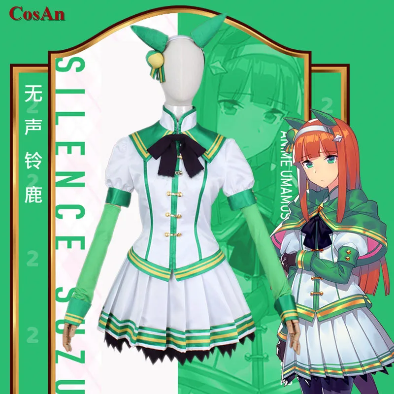 

Hot Umamusume:Pretty Derby Season 2 Silence Suzuka Cosplay Costume Lovely Uniforms Full Set Activity Party Role Play Clothing
