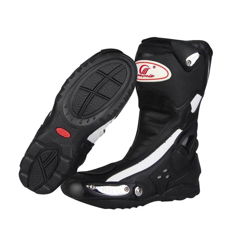 Мотоциклетная обувь унисекс Защитные ботинки для мотокросса RidingWomen Botas Moto Hombre