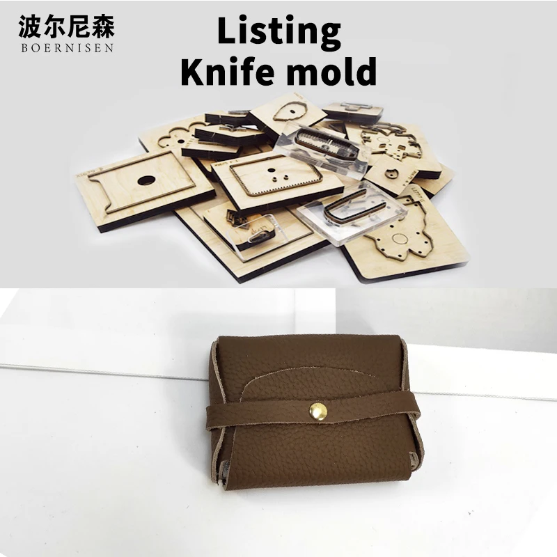 

Wooden Die Cutting Diy 2020 Short folding Wallet card bag Dies Fille Scrapbooking Suitable For Die-cutting Machines