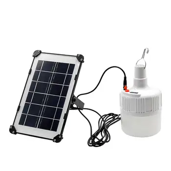 

1 Set Portable Solar Charging Durable Practical Light Bulb LED Hanging Lamp Night Light For Mountaineering Hiking Camping