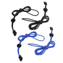 FGGS-фиксирующий башмак шнурки эластичные шнурки для бега спортивные 110 см 1 пара черный и 1 пара синий с черным