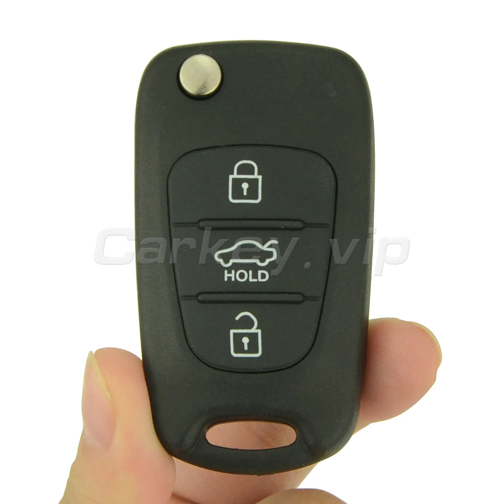

Remotekey Flip car remote key for Hyundai I20 2008 2009 2010 2011 2012 433 mhz ID46 - PCF7936 3 button