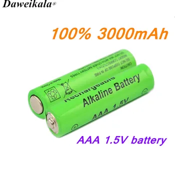 

AAA 3000mAh 1.5V Brand Battery Alkaline AAA rechargeable battery for Remote Control Toy light Batery