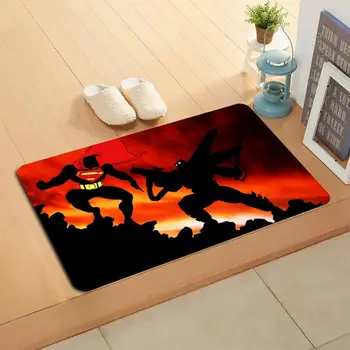 

Custom batman-vs-superman- Doormat Home Decor Door mat Floor Mat Bath Mats foot pad#20-05-19-11