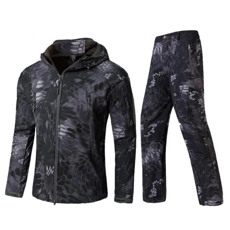 TAD Gear тактическая мягкая оболочка Kryptek камуфляжная куртка набор Мужская