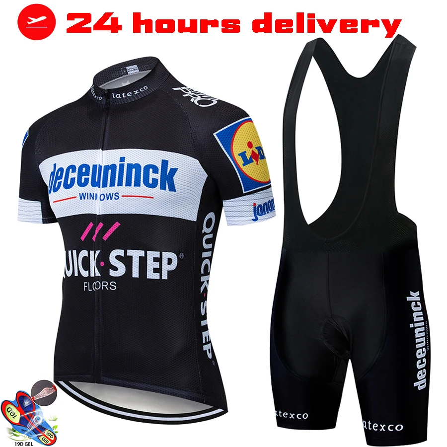 Велосипедный комплект Quick Step Мужская велосипедная майка с коротким рукавом