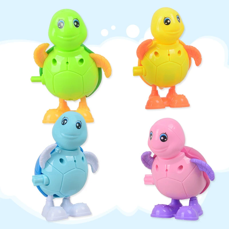 1 шт. случайные цвета детские заводные милые прыгающие черепахи развивающие