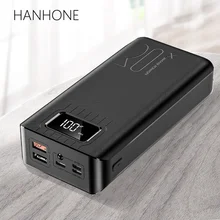 30000 мАч Внешний аккумулятор для iPhone 11 pro 6 6s 7 8 Plus X XS max XR Pover Bank USB светодиодный внешний аккумулятор для зарядки