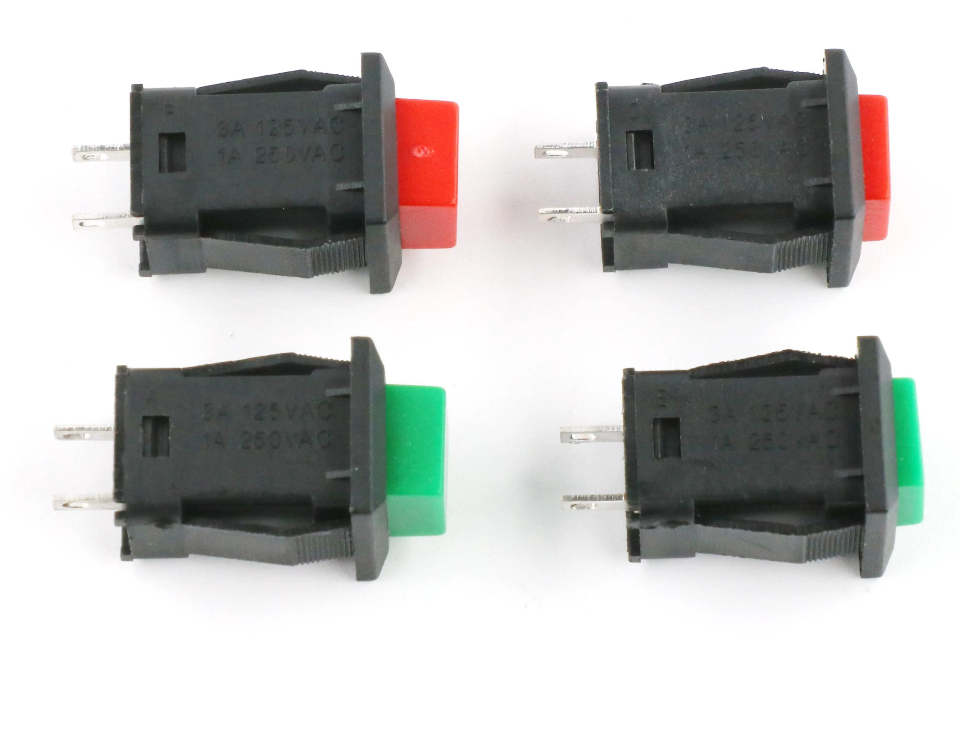 20 шт./лот DS-429A/429B, нажмите на кнопочный переключатель с блокировкой, самоблокировкой, блокировкой, кнопкой автосброса, красный и зеленый