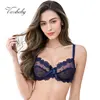 Varsbaby Women Sexy Slim Lace Lingerie Ladies Underwire Floral Large Size Bra ► Photo 1/6