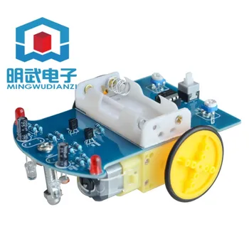 

Intelligent tracing car kit D2-1 line patrol car DIY electronic parts for tracing car