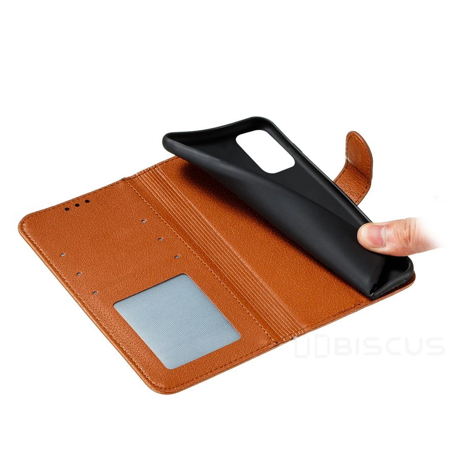 Matte Leather Case For Xiaomi Redmi Note 10 Pro 10S 10T Mi 9T 11 Lite 5G 11i 11T Poco F3 Flip Wallet Cover