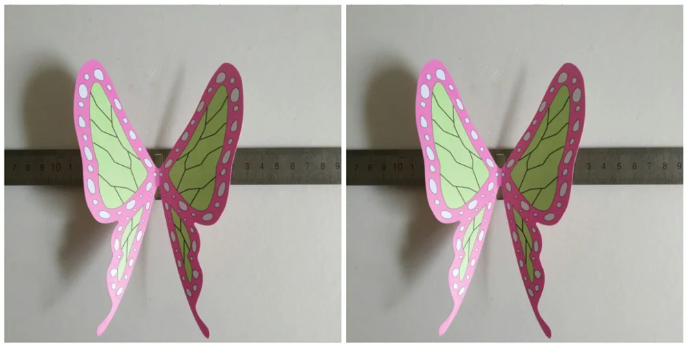 Two Pink Butterflies Парики из искусственных волос без шапочки-основы парик из натуральных волос - Цвет: Two Pink Butterflies