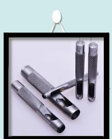 Description Picture 3 of item1-25mm Leathercraft Tool Set Punching Leather Hole Punch Round Steel Leather Craft Hollow Hole Punch Metal Gaskets  Rubber Tools