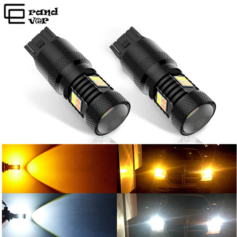 1 шт. 1156 P21W светодиодсветодиодный лампа BA15S PY21W BAU15S 1157 BAY15D 7443 3157 16SMD 3030
