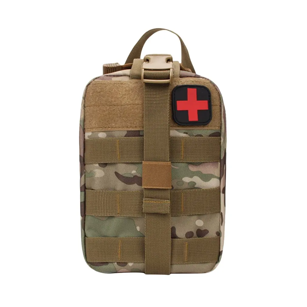 CP Camouflage Походная аптечка для путешествий, тактическая медицинская сумка, многофункциональная поясная сумка для альпинизма, аварийный чехол, набор для выживания - Цвет: CP Camouflage