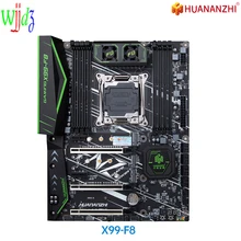 HUANANZHI – carte mère X99 F8D, composant pour serveur, compatible Intel XEON Dual CPU F8, E5, LGA2011, DDR4 RECC, NVME, NGFF E ATX