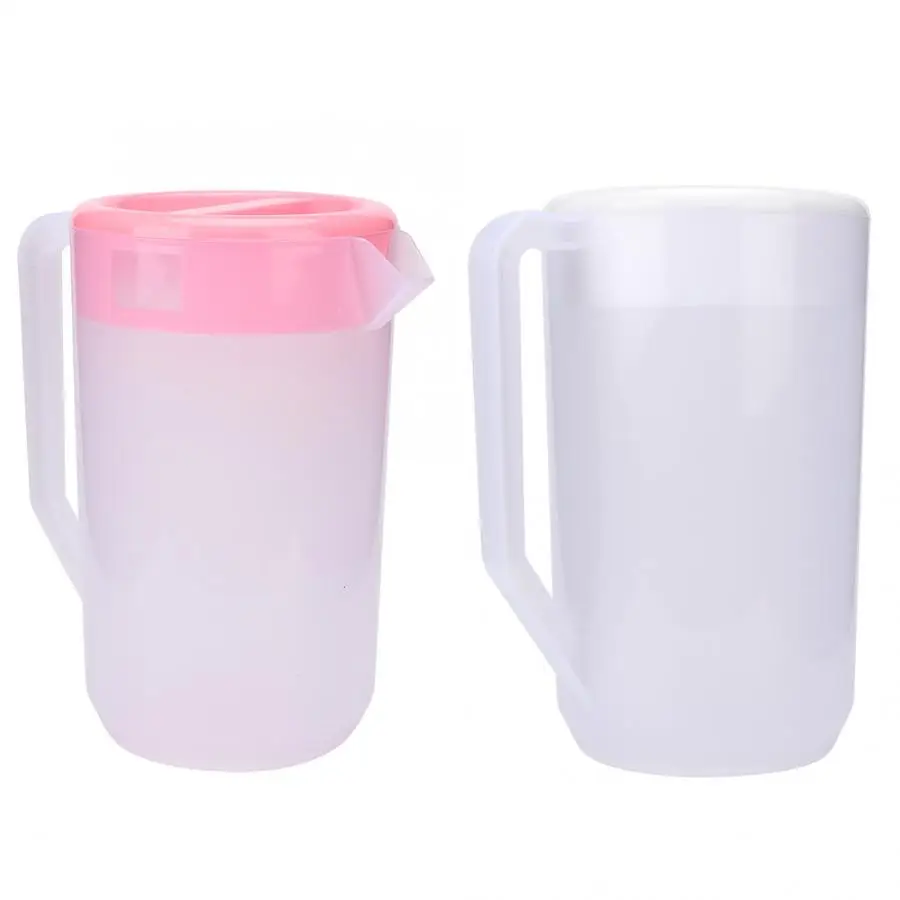

4000ml Large Capacity Reusable Non-Toxic Plastic Cold Kettle Water Bottle Water Jug Pot Kitchen Plastic Cold Water Container