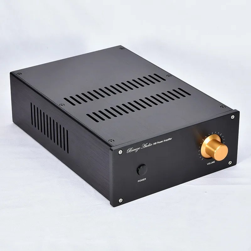 JC229 черный алюминиевый усилитель шасси HIFI усилитель мощности чехол предусилитель корпус DIY коробка 220 мм* 90 мм* 311 мм