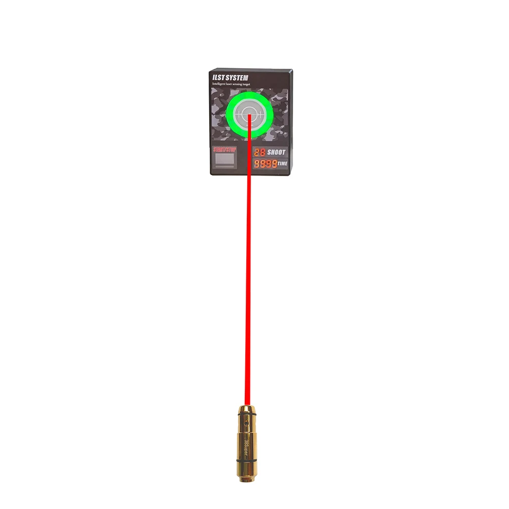 Dry Fire Red Dot Shooting Sound Feedback Target Training Bullet .38 Super Pistol Laser Bore Sight Collimator Laser Simulators