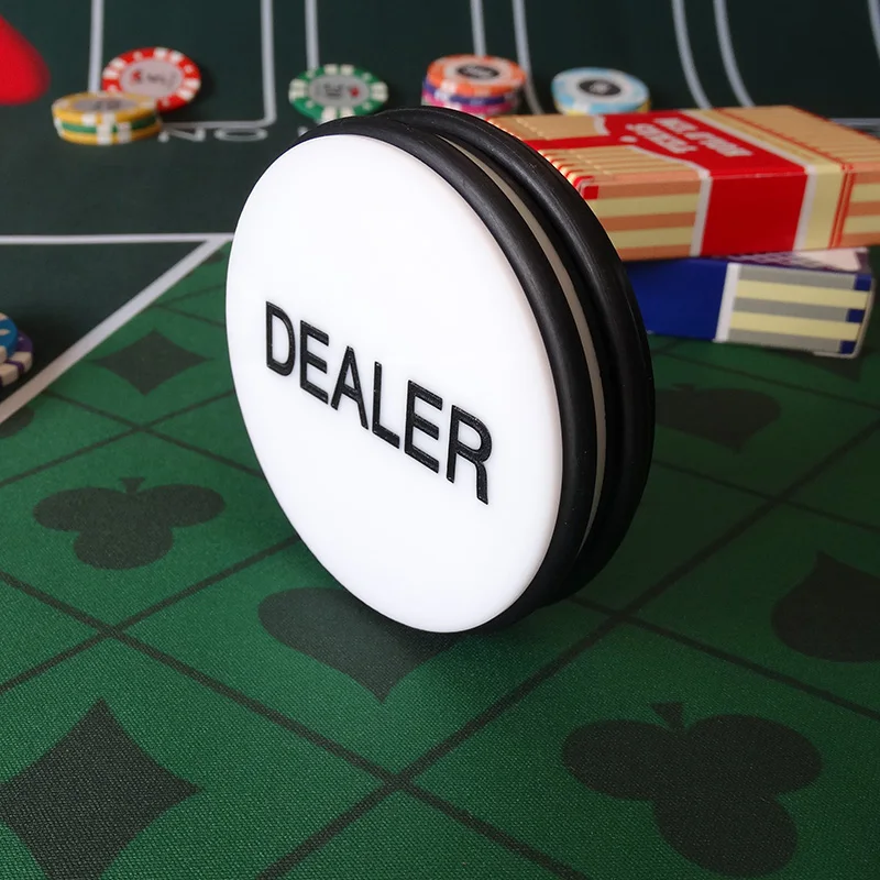 Poker Copag Neuf Dealer Button Carte Garde Bouton Du Croupier Casino 3 Pièces 