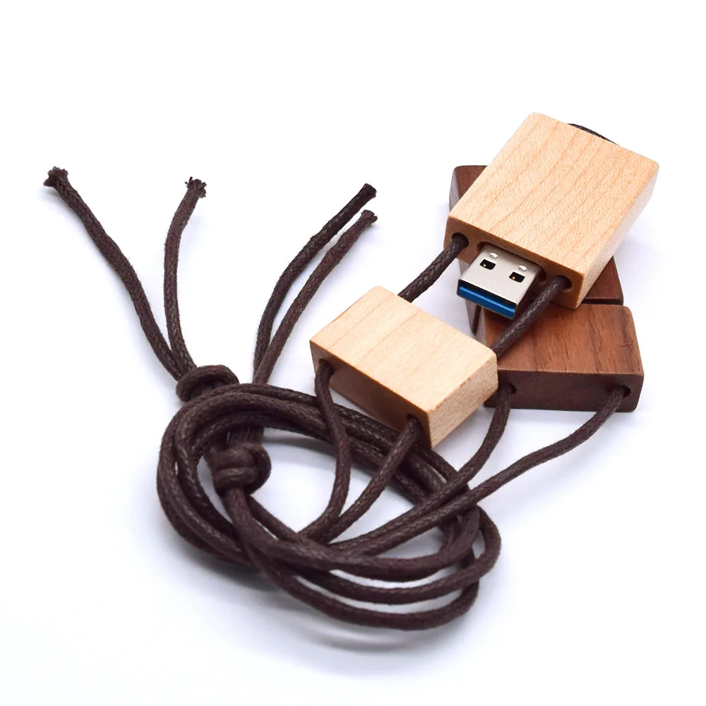 Деревянный USB pendrive с рэп, USB 64 ГБ оперативной памяти, 32 Гб встроенной памяти USB 3,0 флеш-накопитель 16Гб 8Гб ГБ cle USB флеш-накопитель для ноутбука темно флэш-памяти