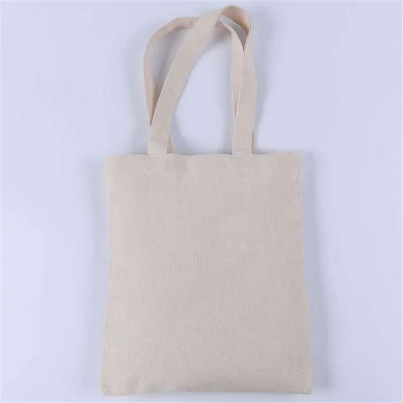 Beige 250X300mm Женские Мужские сумки холщовые сумки многоразовые однотонные хлопковые продуктовые сумки высокой емкости Повседневная сумка для покупок - Цвет: Beige 250X300mm