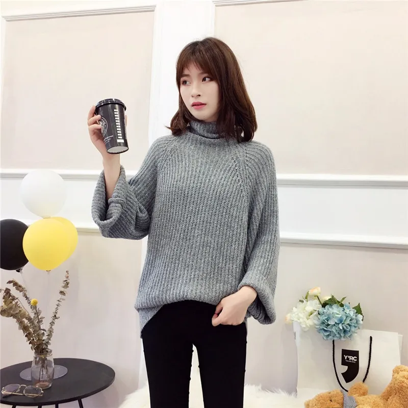 

2019 New Thick Warm Knit Women Sweaters Winter Women Turtleneck Sweater Tricot Jumper And Pullovers Female Tops