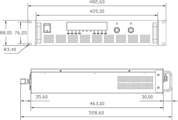 3000v 0.4a High voltage dc programmable supply 3000 volt 400ma voltage constant program-controlled 3KV Power input 220v