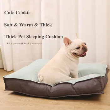 

Luxury Dog Bed House Kennel Durable Mats Soft Pet Sleeping Cushion For Small Large Dogs Cats Pyppy Sofa Square Pillow Cama Perro