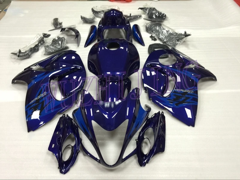 Обтекатели GSX R1300 2010 Обтекатели наборы HAYABUSA 10 11 темно-сине-черный, сверкающий комплект GSX R1300 2008
