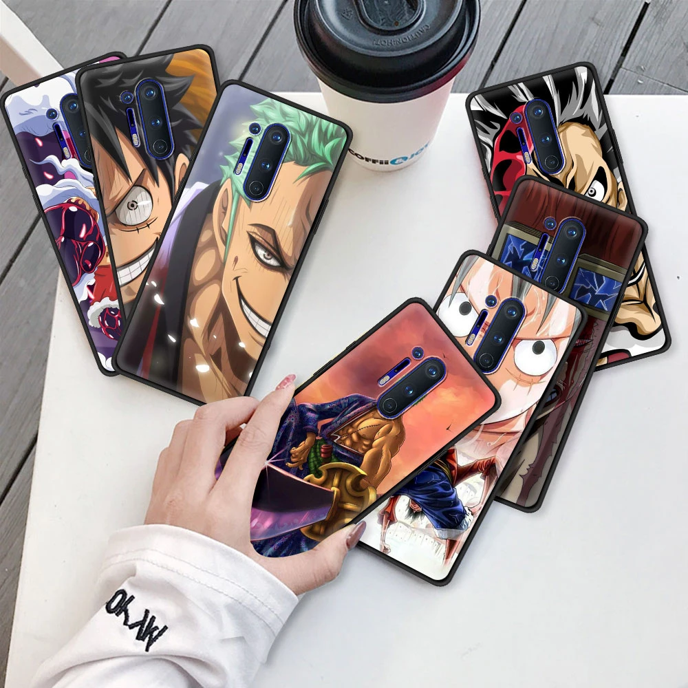 One Piece Anime Case For Oneplus 8t 8 Nord 5g 7 9 Pro Z N10 9r N100 7t Black Soft 6t 6 Shockproof Phone Cover Funda Phone Case Covers Aliexpress