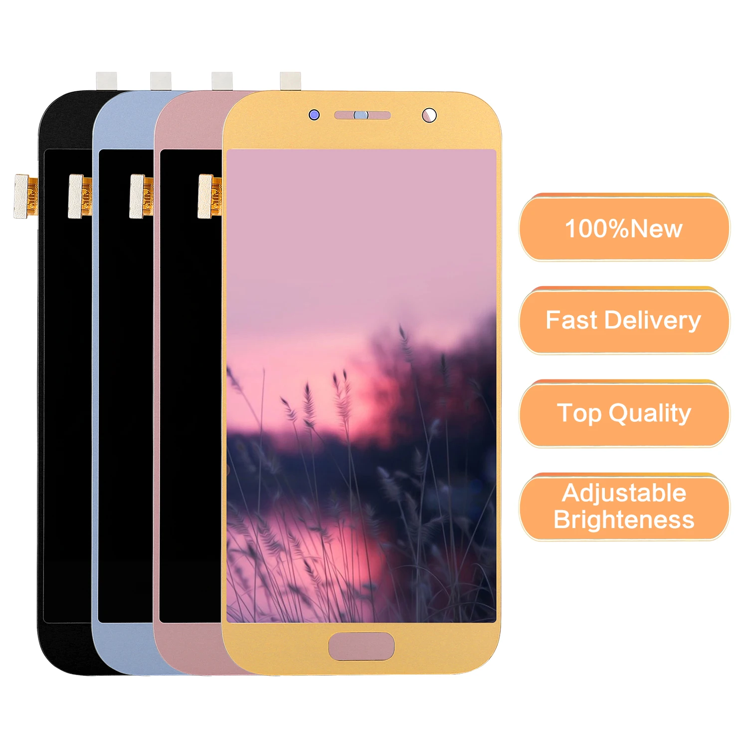 10 pieces of 5.2 Inch lcds For Samsung Galaxy A5 2017 LCD Display A520 SM-A520F with Touch Screen Digitizer Assembly | Мобильные