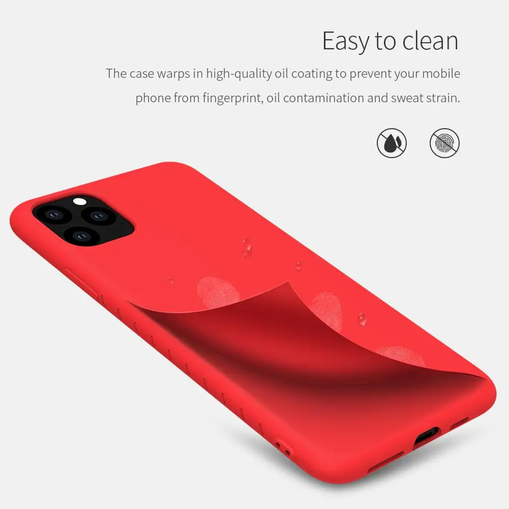 Прорезиненные Чехлы для Apple Iphone 11 Pro Max чехол Nillkin TPU мягкая задняя крышка силиконовый чехол для телефона полная защита Coque