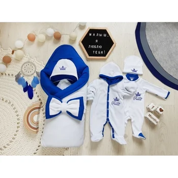 

Комплект 5-ти предметный на выписку ЗИМА Комплекты на выписку и для прогулок 0-6 мес