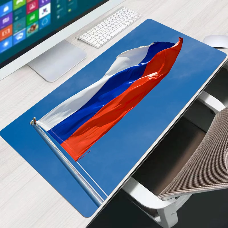 Flag of Russia 3mm Thickness Gaming Mousepad Large Rubber Gamer Mouse Pad 900x400 Mats