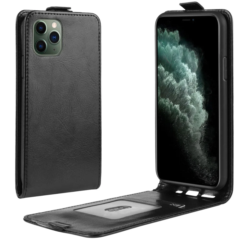 Вертикальный кожаный чехол-бумажник с откидной крышкой для iPhone XR XS MAX XS X 8 7 Plus, чехол с отделением для фото и карт, чехол
