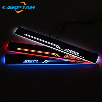 

CARPTAH Trim Pedal Car Exterior Parts LED Door Sill Scuff Plate Pathway Dynamic Streamer light For Mitsubishi ASX 2011 - 2019