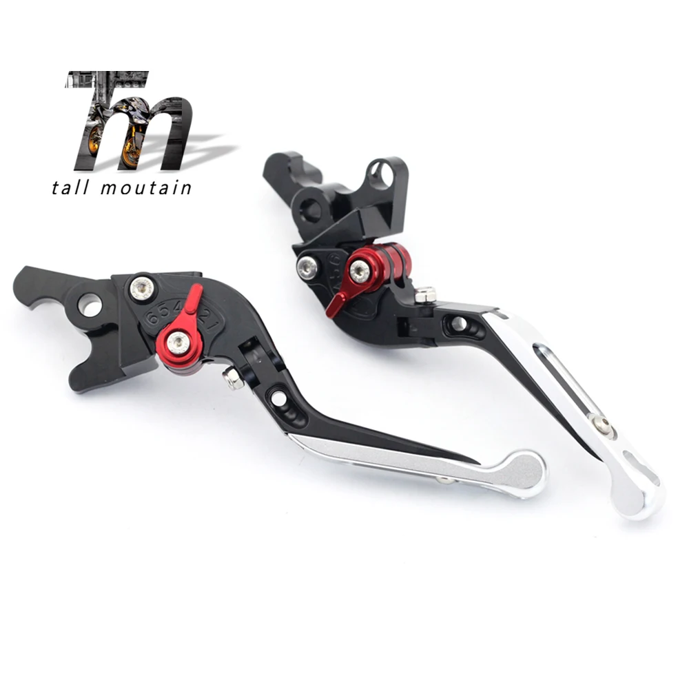 Тормозной рычаг сцепления для MV Agusta BRUTALE 750/910/989R/1078 RR аксессуары для мотоциклов Регулируемый складной выдвижной черный+ серебристый