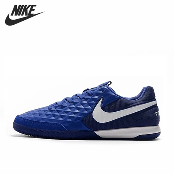 

Nike Tiempo Legend VIII Academy IC Soccer Shoes Boots Low Ankle Cleats Retro Football Cheap Size Indoor Soccer Shoes For Men