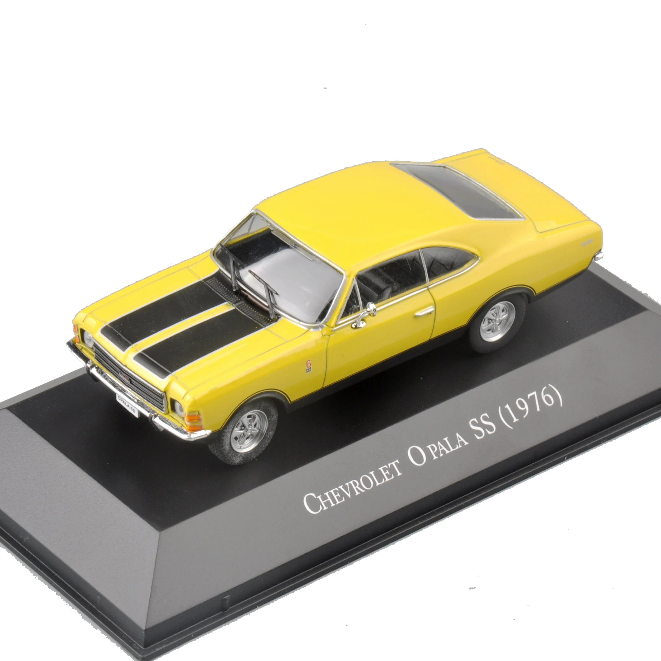 Модель классического автомобиля Atlas 1:43 желтая модель Chevrolet Opala SS 1976 литые