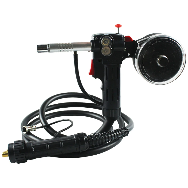 10ft-3-meters-mig-welder-spool-gun-wire-feeder-aluminum-welder-use-standard-spool-with-euro-connection-24v-dc-motor-free-nozzle