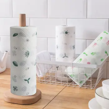 

Disposable Dish Cloths Cleaning Towel Kitchen Rag Multi Wood Pulp Toilet Paper Wet Oil Wash Cloth no Paper Towel