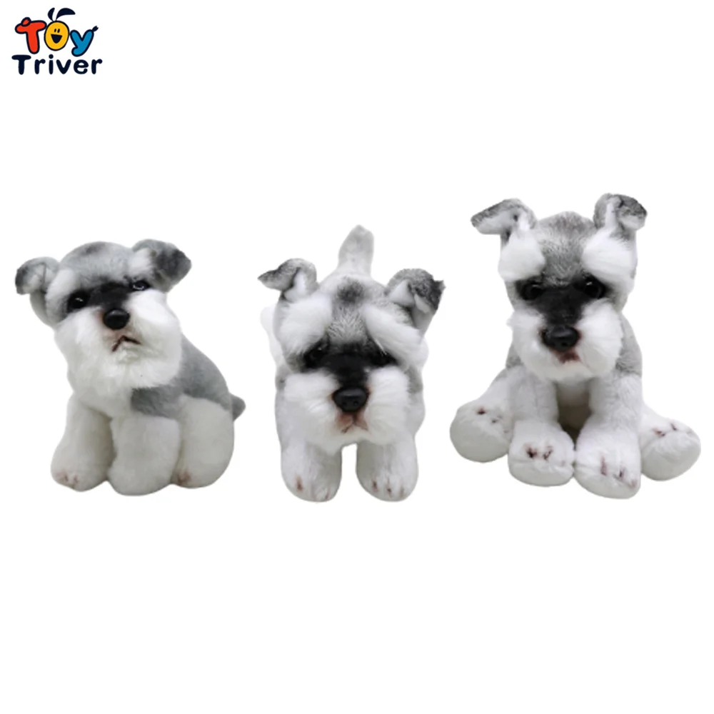 miniature schnauzer stuffed toy