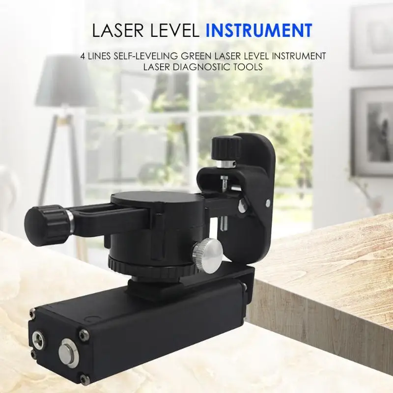 

4 Lines 360 Degree Rotary Green Laser Level Horizontal Vertical Cross Mark Line Auto Self-Leveling Gradienter Wall Indicator