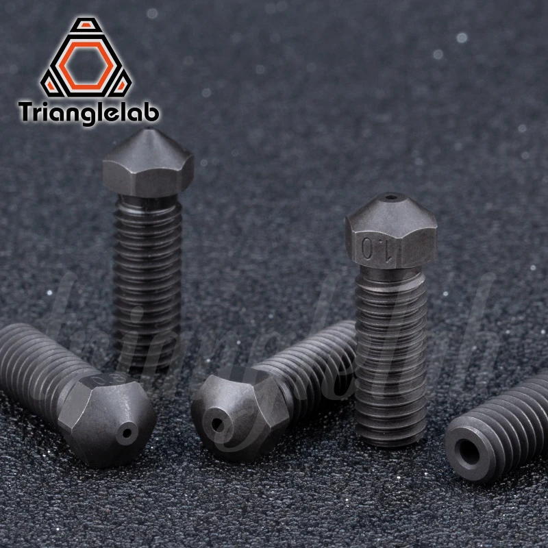 Trianglelab-aço Endurecido T-vulcão Bicos Impressão 3d de Alta Temperatura Pei Peek Filamento de Fibra de Carbono Hotend - Imagem 3