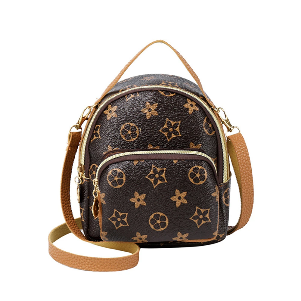 

Women Mini Backpack Adjustable Strap Multifuntion PU Shoulder Bag Causal School Travel Shopping Packet for Teenage Girls Ladies